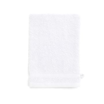 Bath Basics waschlappen/waschhandschuh 16x21cm weiß (4 stück)
