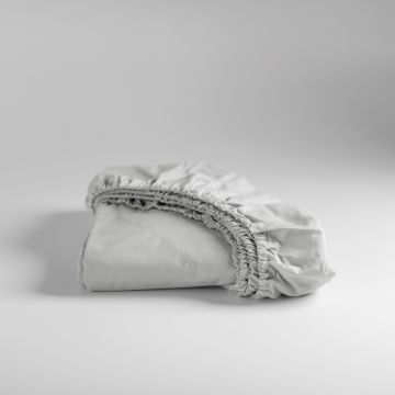 Cinderella Weekend spannbettlaken 180x210cm baumwolle hellgrau (bis 25cm)