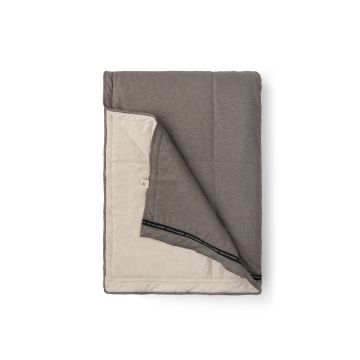 Soft Jersey tagesdecke 130x180cm taupe/sand