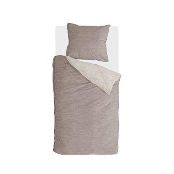 Casual Beauty bettwäsche 135x200cm taupe/sand