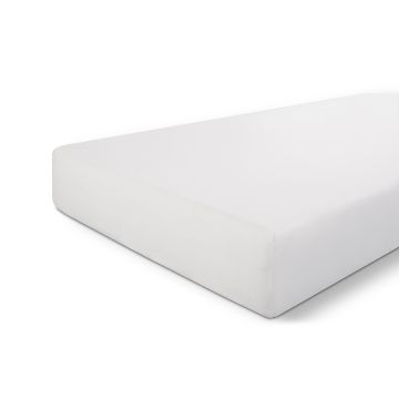 Crispy Cotton spannbettlaken 80x200cm weiß