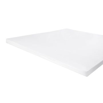 Jersey Stretch topper-spannbettlaken 90x200/210cm weiß