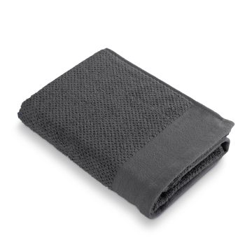 Soft Cotton Popcorn badetuch 50x100cm anthrazit