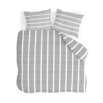 Stripe Along bettwäsche 200x200cm anthrazit