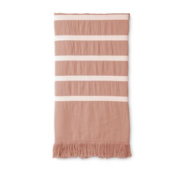 Sunny Stripes hamamtuch/fouta 100x180cm terra