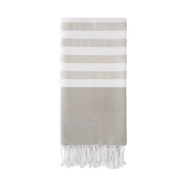 Sunshade Happiness hamamtuch/fouta 100x180cm taupe