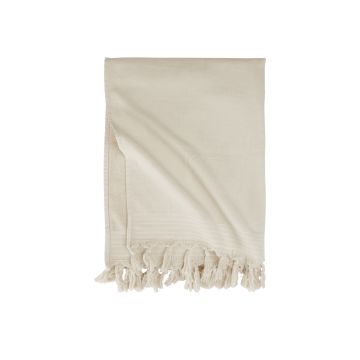 Soft Cotton hamamtuch/fouta 100x180cm kieselgrau