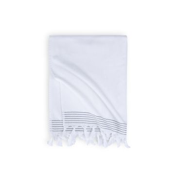 Soft Cotton hamamtuch/fouta 100x180cm weiß