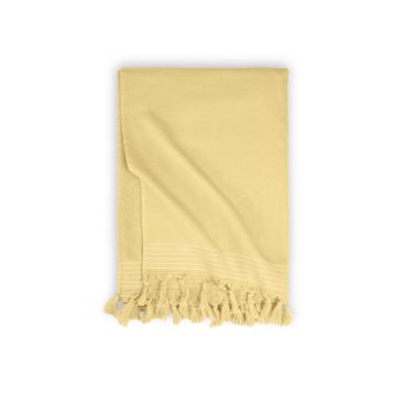 Soft Cotton hamamtuch/fouta 100x180cm gelb