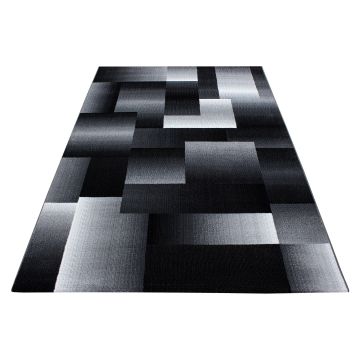 Miami Jawa teppich kurzflor rechteckig 200x290cm schwarz