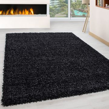 Life Shaggy teppich hochflor rechteckig 300x400cm anthrazit