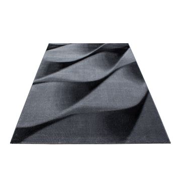 Parma Soft teppich kurzflor rechteckig 200x290cm schwarz