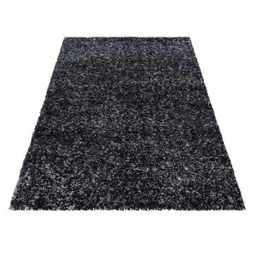 Enjoy Shaggy teppich hochflor rechteckig 60x110cm anthrazit