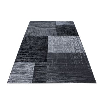 Plus Blend teppich kurzflor rechteckig 120x170cm schwarz