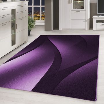 Plus Shadow teppich kurzflor rechteckig 80x150cm lila