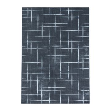 Costa Fisk teppich kurzflor rechteckig 160x230cm grau