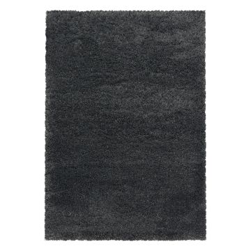 Fluffy Shaggy teppich hochflor rechteckig 280x370cm grau