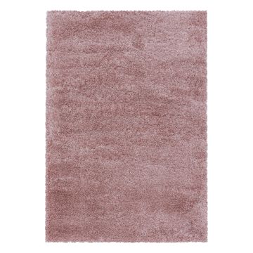 Fluffy Shaggy teppich hochflor rechteckig 280x370cm rose