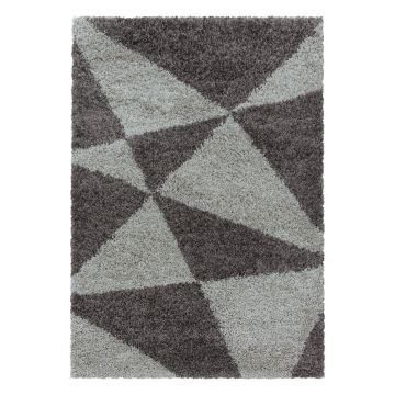 Tango Shaggy teppich hochflor rechteckig 280x370cm taupe