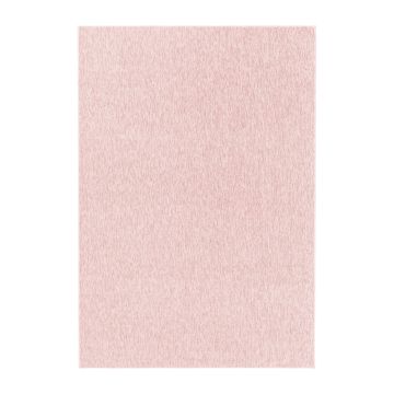 Nizza teppich schlingenflor rechteckig 60x100cm rose