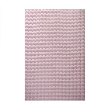 Ambiance 3D teppich fluffy hochflor rechteckig 160x230cm rosa