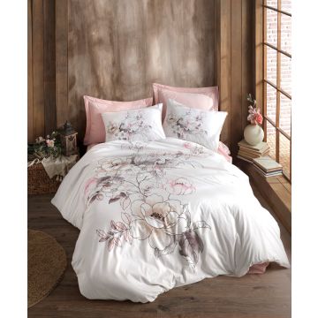 Mode Line bettwäsche-set 200x220cm baumwolle renforce loving pink