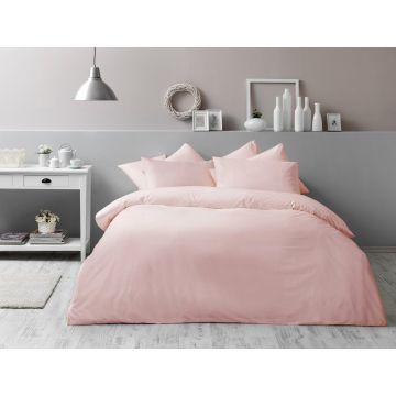 Basic renforce antibakterielle bettwäsche-set 200x220cm pink