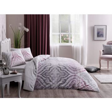 Divina renforce bettwäsche-set 200x220cm violett