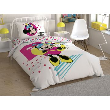 Disney Home - Minnie Maus Colour Mayhem kinder bettwäsche-set (lizenziert)