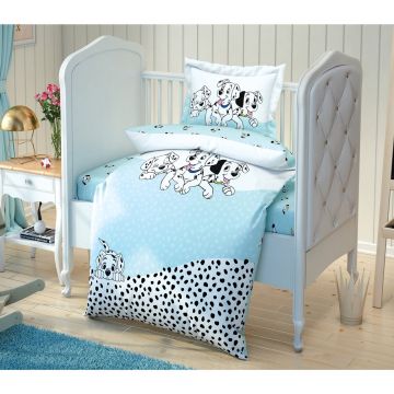 Disney Home - 101 Dalmatiner renforce baby bettwäsche-set 100x150cm (lizenziert)