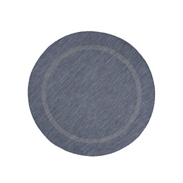 Relax Tranqua teppich indoor/outdoor rund Ø 120cm blau