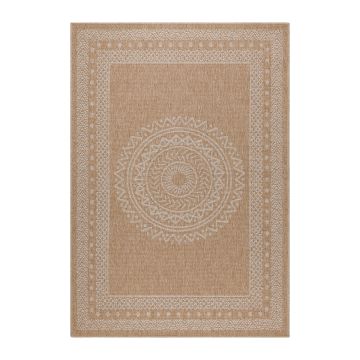 Dhaka Shapl teppich indoor/outdoor rechteckig 240x340cm jute beige