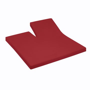 Cinderella single splittopper spannbettlaken 140x200/210cm jersey rot (bis 15cm)