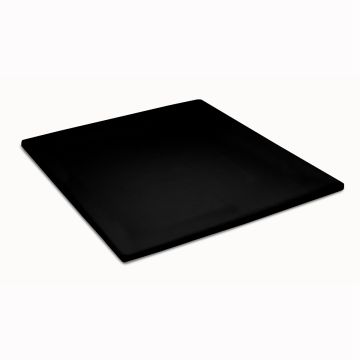 Cinderella topper spannbettlaken 80/90x200/210cm jersey schwarz (bis 15cm)