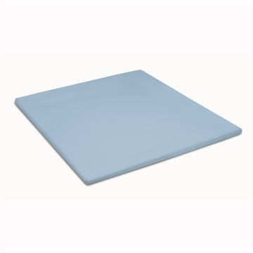 Cinderella topper spannbettlaken 140x200/210cm jersey weiches blau (bis 15cm)