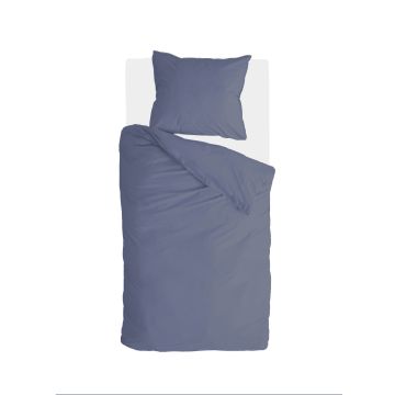 Vintage Cotton bettwäsche 135x200cm blau