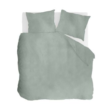 Vintage Flannel bettwäsche 200x220cm jade