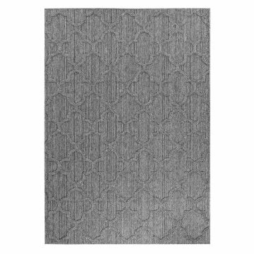 Patara Ottoman teppich indoor/outdoor rechteckig 140x200cm grau