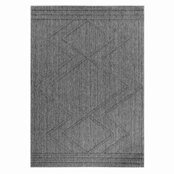 Patara Zigzag teppich indoor/outdoor rechteckig 240x340cm grau