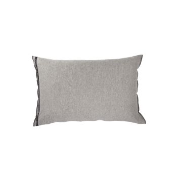 Soft Jersey dekokissen 40x60cm grau/anthrazit