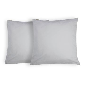 Crispy Cotton kissenbezug 80x80cm grau (2 stück)